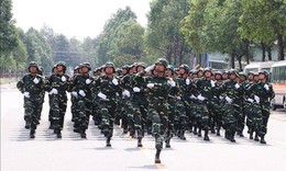 Quân đội Lào và Campuchia tập luyện tại Bình Dương, chuẩn bị cho lễ diễu binh
