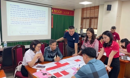 Tăng cường năng lực cộng đồng ứng phó thiên tai cho cán bộ Hội Chữ thập đỏ
