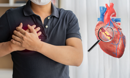 35 tuổi bị nhồi máu cơ tim sau dấu hiệu tức ngực, khó thở