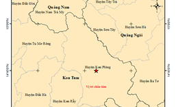 S&#225;ng nay Kon Tum động đất mạnh 3.1 độ