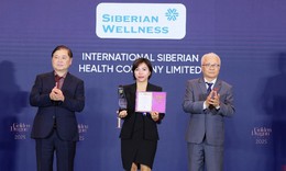 Công ty Siberian Health Quốc tế được vinh danh Top 30 doanh nghiệp FDI tiêu biểu tại Giải thưởng Rồng vàng 2025