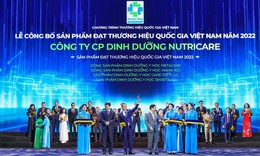 Nutricare – Tự hào Thương hiệu quốc gia Việt Nam 8 năm liên tiếp