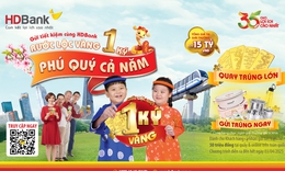 HDBank công bố 16 khách hàng trúng thưởng vàng, 1 ký vàng SJC đã có chủ