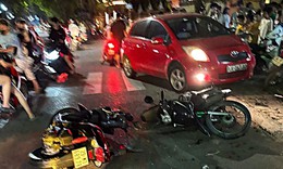 Thông tin mới nhất vụ ô tô đâm 6 xe máy tại Kim Giang, Thanh Trì