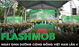 Flashmob s&#244;i động hưởng ứng Ng&#224;y Dinh dưỡng cộng đồng Việt Nam lần 4 tại TPHCM