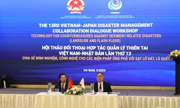 Hợp t&#225;c chia sẻ kinh nghiệm v&#224; c&#244;ng nghệ ứng ph&#243; với sạt lở đất, lũ qu&#233;t