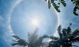Quầng Mặt trời lại xuất hiện ở Quảng Ngãi đẹp kỳ ảo