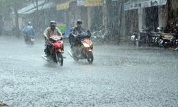 Mưa lớn từ chiều mai, cảnh báo lũ ở miền Bắc và miền Trung