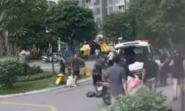 Nữ giới tử vong trong nh&#224; tắm tầng 19 chung cư cao cấp ở H&#224; Nội