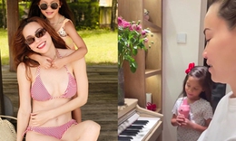 Lisa - con gái Hồ Ngọc Hà khoe giọng hát bằng tiếng Anh siêu đáng yêu
