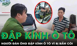 Cần Thơ: Người đàn ông chặn đầu ô tô, đập kính chiếu hậu vì bị bấm còi