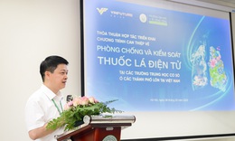 Trường đại học y tế công cộng và quỹ Vinfuture hợp tác phòng chống - kiểm soát thuốc lá điện tử học đường