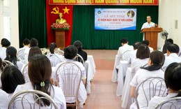 Bệnh viện Đa khoa tỉnh Hà Tĩnh mít tinh kỷ niệm ngày Quốc tế điều dưỡng