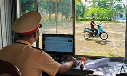 Công an tỉnh Bình Thuận tổ chức kỳ sát hạch lái xe đầu tiên