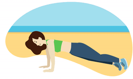 B&#224;i tập HIIT tr&#234;n b&#227;i biển gi&#250;p tăng cơ, giảm mỡ