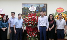 Thứ trưởng Bộ Y tế Lê Đức Luận chúc mừng các cơ quan báo chí nhân kỷ niệm 100 năm Ngày Báo chí Cách mạng Việt Nam
