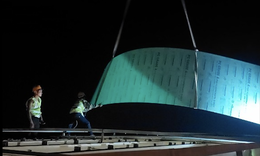 Hà Nội Metro nêu tiến độ ‘vá’ mái nhà ga tàu Cát Linh - Hà Đông