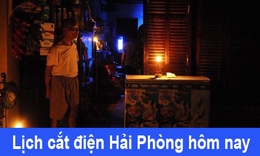 Tra cứu lịch cắt điện Hải Phòng hôm nay thứ 4 ngày 25/6/2025