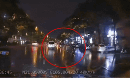 Một ngày, 3 vụ xe máy đâm vào hàng rào phân cách Võ Chí Công, Phạm Văn Đồng