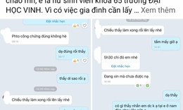 Kỷ luật cảnh cáo hai cán bộ Trường ĐH Vinh bị sinh viên tố có hành vi không chuẩn mực