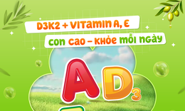 Giải pháp bổ sung D3K2 + Vitamin A, E giúp con cao - khỏe