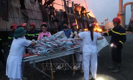 Vụ cháy xưởng phế liệu tại Hưng Yên: Điều trị kịp thời cho nạn nhân vụ cháy