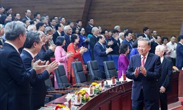 Lãnh đạo Đảng, Nhà nước dự Lễ công bố các nghị quyết, quyết định sáp nhập đơn vị hành chính