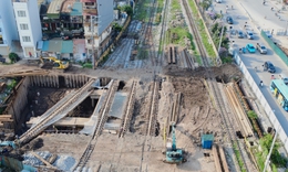 Hiện trạng hầm chui gần 800 tỷ đồng ở Hà Nội dự kiến thông xe trong năm 2025