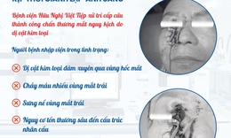 Hải Phòng: Xử trí thành công ca chấn thương mắt nguy kịch do dị vật kim loại