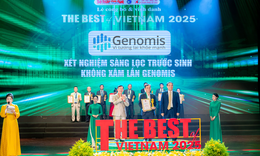 X&#233;t nghiệm Genomis được vinh danh tại Lễ trao giải The best of Vietnam 2025
