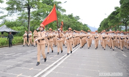 Nữ chiến sĩ công an tự hào hai lần làm khối trưởng đoàn diễu binh
