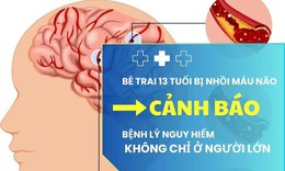 Bé trai 13 tuổi bị nhồi máu não: Cảnh báo bệnh lý nguy hiểm không chỉ ở người lớn