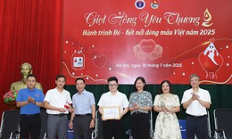 Tuổi trẻ Bộ Y tế hiến máu tình nguyện 'Giọt hồng yêu thương'
