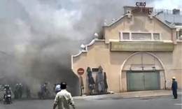 TPHCM: Ch&#225;y chợ Thủ Đức nghi do chập điện