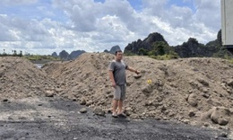 Đổ trộm gần 180 tấn b&#227;i thải b&#234; t&#244;ng, Ph&#243; gi&#225;m đốc c&#244;ng ty c&#249;ng 3 đồng phạm bị khởi tố