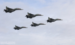 Đội hình Su-30MK2 'rèn gió luyện mây' cho ngày 2/9 lịch sử