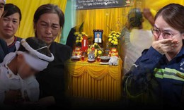 Đẫm nước mắt đ&#225;m tang người bố đơn th&#226;n gặp nạn khi đi tắm biển tại Quảng Ninh