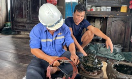 Kịp thời khắc phục sự cố cho t&#224;u c&#225; của ngư d&#226;n Gia Lai tiếp tục vươn khơi