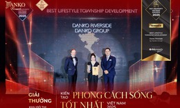 Danko Riverside chiến thắng tại Dot Property Vietnam Awards 2025 với hạng mục KĐT kiến tạo phong cách sống tốt nhất Việt Nam