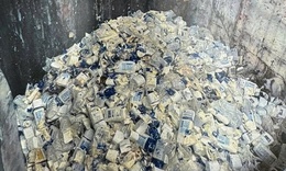Tiêu hủy hơn 1 tấn mỹ phẩm Obagi không đạt chất lượng
