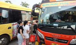 Lượng khách đi lại tại các bến xe Hà Nội dự báo tăng 350% dịp nghỉ lễ 2/9