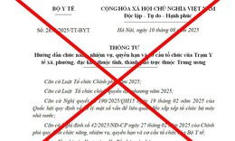 Bộ Y tế cảnh b&#225;o văn bản giả mạo li&#234;n quan chức năng, nhiệm vụ của Trạm Y tế x&#227;, phường