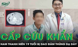 Mâu thuẫn cá nhân, nam thanh niên 19 tuổi bị đâm thủng dạ dày