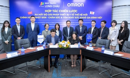 Long Châu và OMRON Nhật Bản ra mắt trọn bộ giải pháp thiết bị y tế chính hãng Nhật Bản tầm soát chăm sóc sức khỏe tại nhà