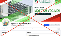 Cảnh báo fanpage giả mạo bệnh viện kêu gọi từ thiện