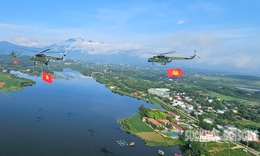 Khuyến cáo người dân không thả bóng bay ảnh hưởng hoạt động diễu binh