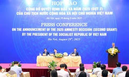 Chủ tịch nước quyết định đặc xá cho 13.920 người dịp Quốc khánh 2/9