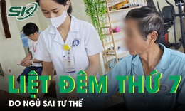 Người đ&#224;n &#244;ng mắc hội chứng liệt đ&#234;m thứ 7 do ngủ sai tư thế 
