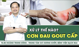 Cơn đau gout cấp xử l&#253; thế n&#224;o?