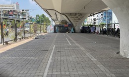 Hiện trạng c&#225;c b&#227;i gửi xe dưới gầm cầu cạn ở H&#224; Nội ra sao?